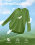 G4Free Women's UPF 50+ UV Shirts Long Sleeve Workout Sun Shirt Outdoor Gym Hiking Tops Quick Dry Lightweight Army Green Small - Evallys.com # #