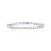 PAVOI 14K Gold Plated 3mm Cubic Zirconia Classic Tennis Bracelet | Gold Bracelets for Women | Size 6.5-7.5 Inch 7 Inches White Gold - Evallys.com # #