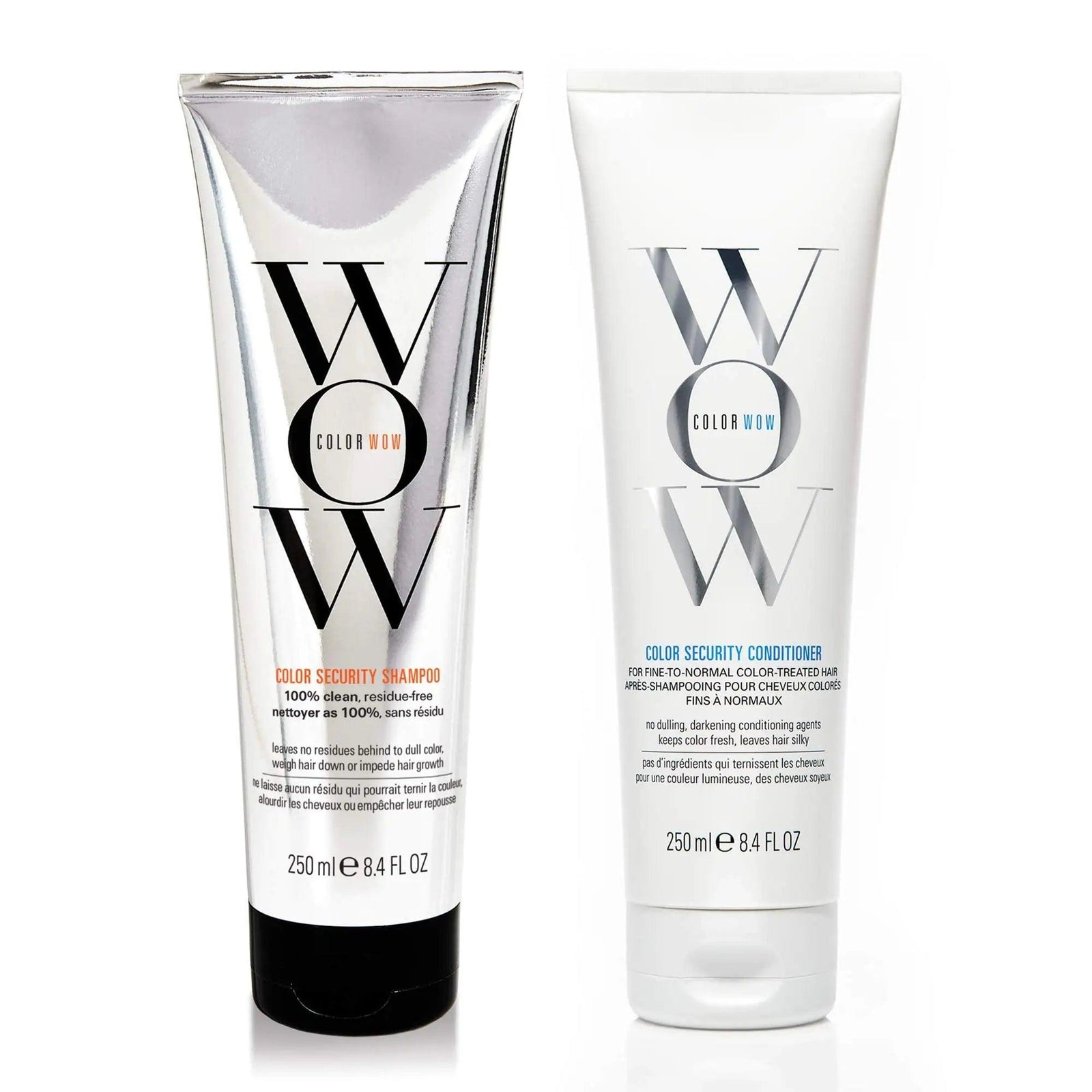 COLOR WOW Color Security Shampoo and Conditioner Duo Set – for Fine to Normal Hair | Cruelty-Free, Vegan | Achieve Super Glossy, Hydrated Hair - Evallys.com