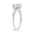 10K White Gold 1/4 Cttw Miracle Set Round Cut Diamond Two-Stone Ring (H-I Color, I2 Clarity) - Evallys.com # #