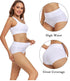 wirarpa Women's Underwear High Waisted Ladies Cotton Panties Soft Full Coverage Briefs 5 Pack (Regular & Plus Size) X-Small White-5p - Evallys.com # #