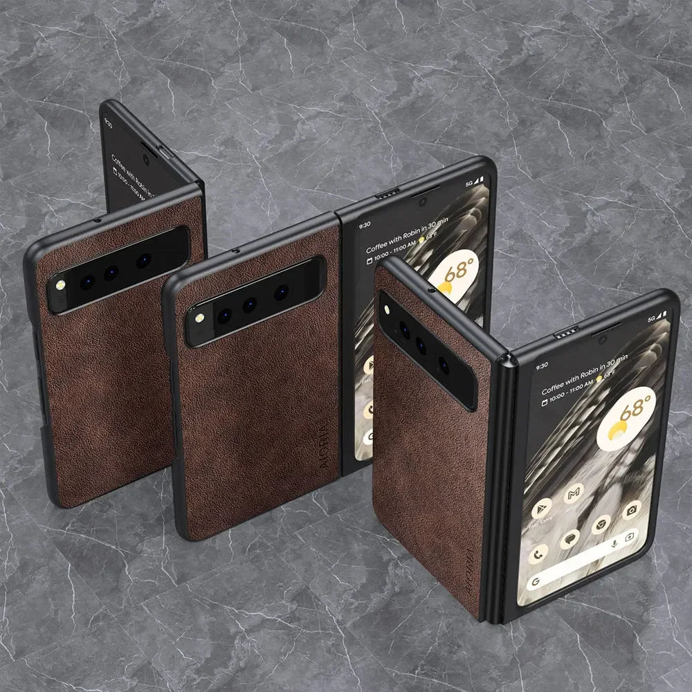 Google Pixel Fold Leather Case