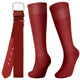 Zhanmai Baseball Belt and Socks Combo Adjustable Softball Socks and Belt Elastic Waist Belt for Youth Boys Girls, and Adult Scarlet - Evallys.com