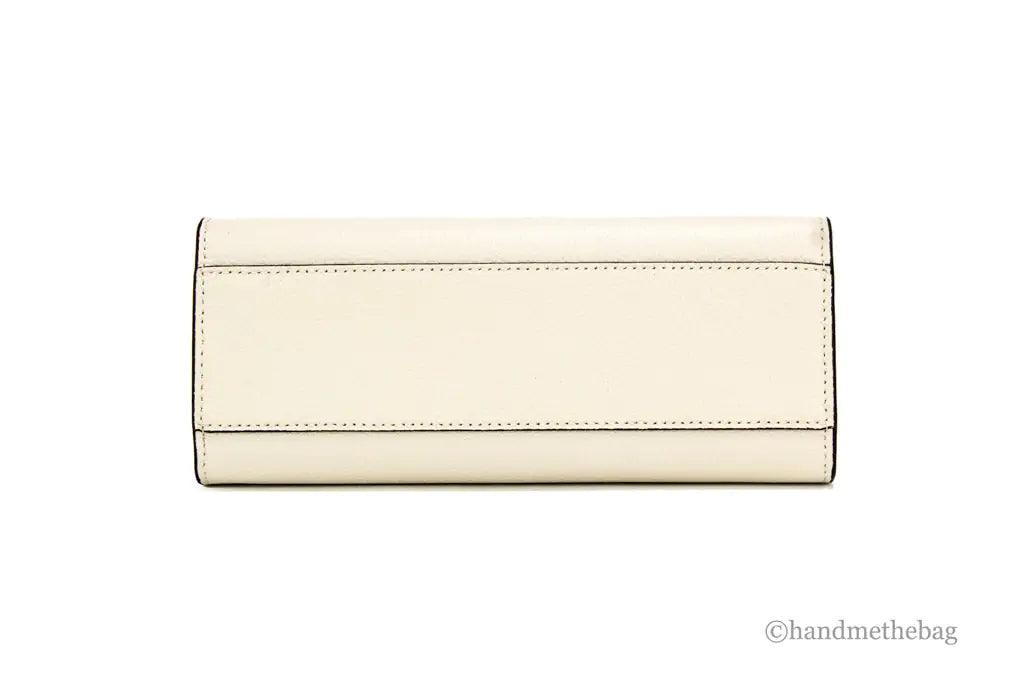 Marc Jacobs X Peanuts Small Ivory Leather Woodstock Tote - Evallys.com # #