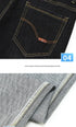 Blue Men's Stretch Jeans, Black Denim Trousers, Fashion Slim Casual Pants Asian Size 28-40 - Evallys.com