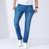 Blue Men's Stretch Jeans, Black Denim Trousers, Fashion Slim Casual Pants Asian Size 28-40 - Evallys.com