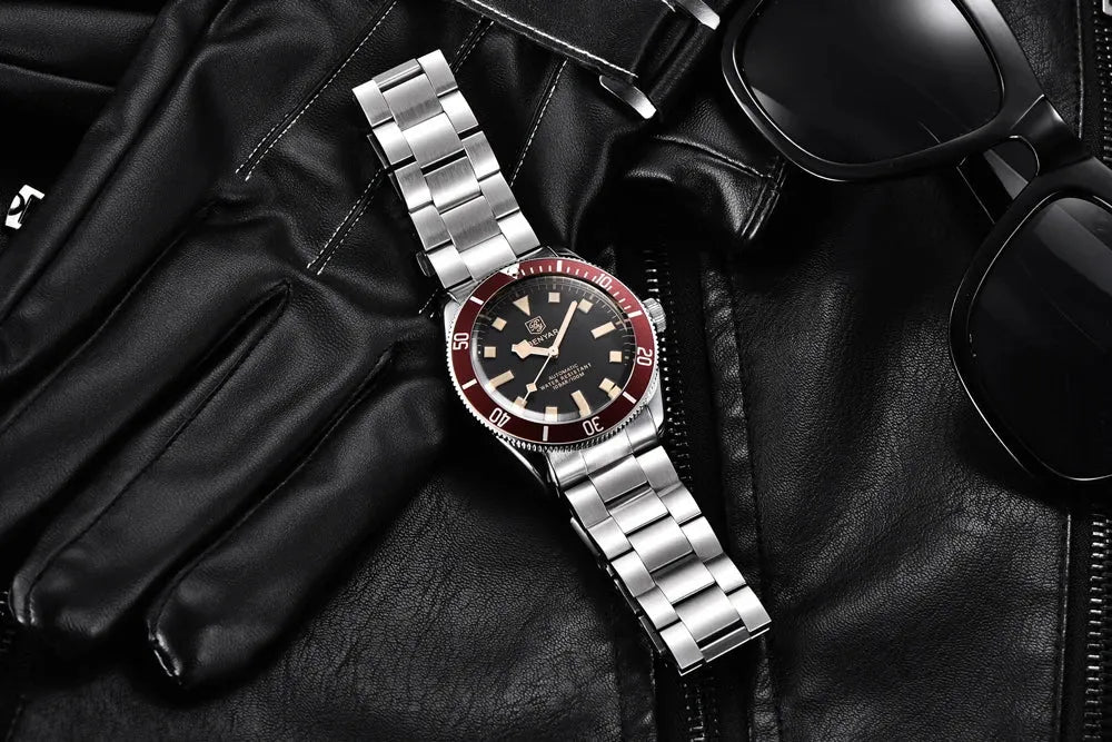 BENYAR Men's Watches Mechanical Automatic Watch BB58 Sport Watch For Men 2024 Stainless Steel Waterproof Business Luminous Clock - Evallys.com