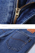 Blue Men's Stretch Jeans, Black Denim Trousers, Fashion Slim Casual Pants Asian Size 28-40 - Evallys.com
