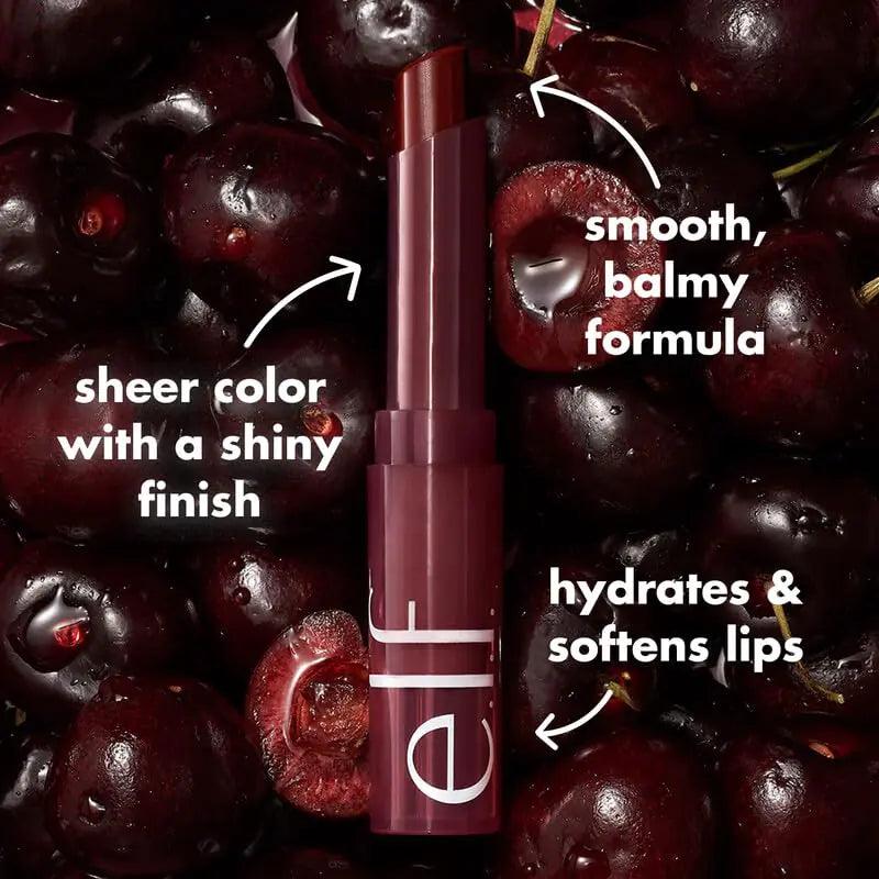 e.l.f. Sheer Slick Lipstick, Hydrating Lipstick For Sheer Color With A Shiny Finish, Infused With Vitamin E, Vegan & Cruelty-free, Black Cherry 1 Count (Pack of 1) - Evallys.com # #