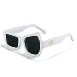 Men Punk Sunglasses Luxury Brand Designer Steampunk Geometry Polygon Sun Glasses Women UV400 Driving Square Shade Unique Eyewear - Evallys.com