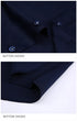 TFETTER Summer Business Shirt Men Short Sleeves Button Up Shirt Turn-down Collar Casual Shirts Mens Clothing Plus Size 5XL - Evallys.com