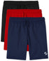 The Children's Place Boys' Athletic Basketball Shorts X-Large Black / Red / Navy 3 - Evallys.com # #