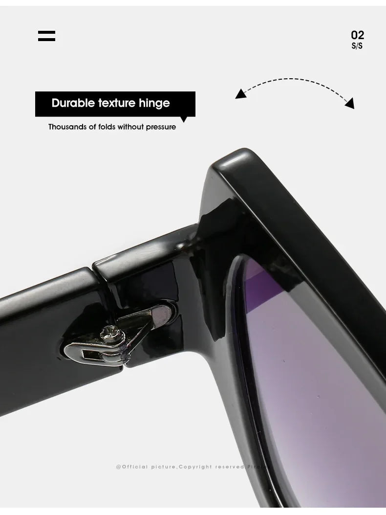 Men Punk Sunglasses Luxury Brand Designer Steampunk Geometry Polygon Sun Glasses Women UV400 Driving Square Shade Unique Eyewear - Evallys.com