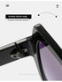 Men Punk Sunglasses Luxury Brand Designer Steampunk Geometry Polygon Sun Glasses Women UV400 Driving Square Shade Unique Eyewear - Evallys.com