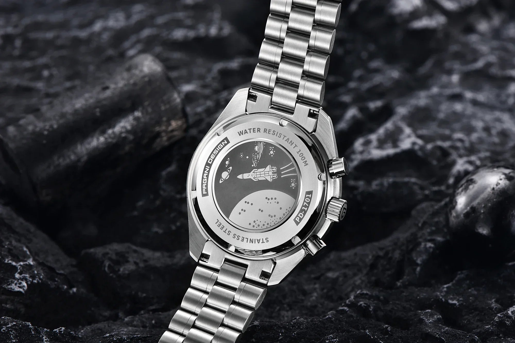 PAGANI DESIGN 2024 New Men's Watches Top Luxury Quartz Watch For Men Auto Date Speed Chronograph AR Sapphire Mirror Wrist watch - Evallys.com