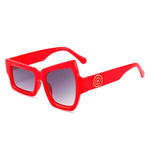 Men Punk Sunglasses Luxury Brand Designer Steampunk Geometry Polygon Sun Glasses Women UV400 Driving Square Shade Unique Eyewear - Evallys.com
