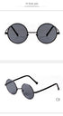 Steampunk Small Round Sunglasses Men 2022 Brand Vintage Metal Mirror Film Women Sun Glasses Cool Circle Shade Eyewear Male UV400 - Evallys.com