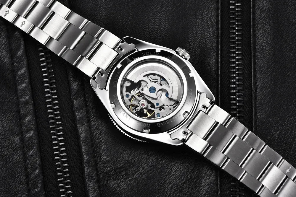 BENYAR Men's Watches Mechanical Automatic Watch BB58 Sport Watch For Men 2024 Stainless Steel Waterproof Business Luminous Clock - Evallys.com
