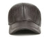 Men’s Real Leather Earflap Baseball Cap – Winter Cowhide Hat - Evallys.com