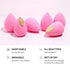 AOA Studio Collection makeup Sponge Set Latex Free and High-definition Set of 6 makeup Wonder blender For Powder Cream and Liquid, Super Soft Wonder Beauty Cosmetic - Evallys.com # #