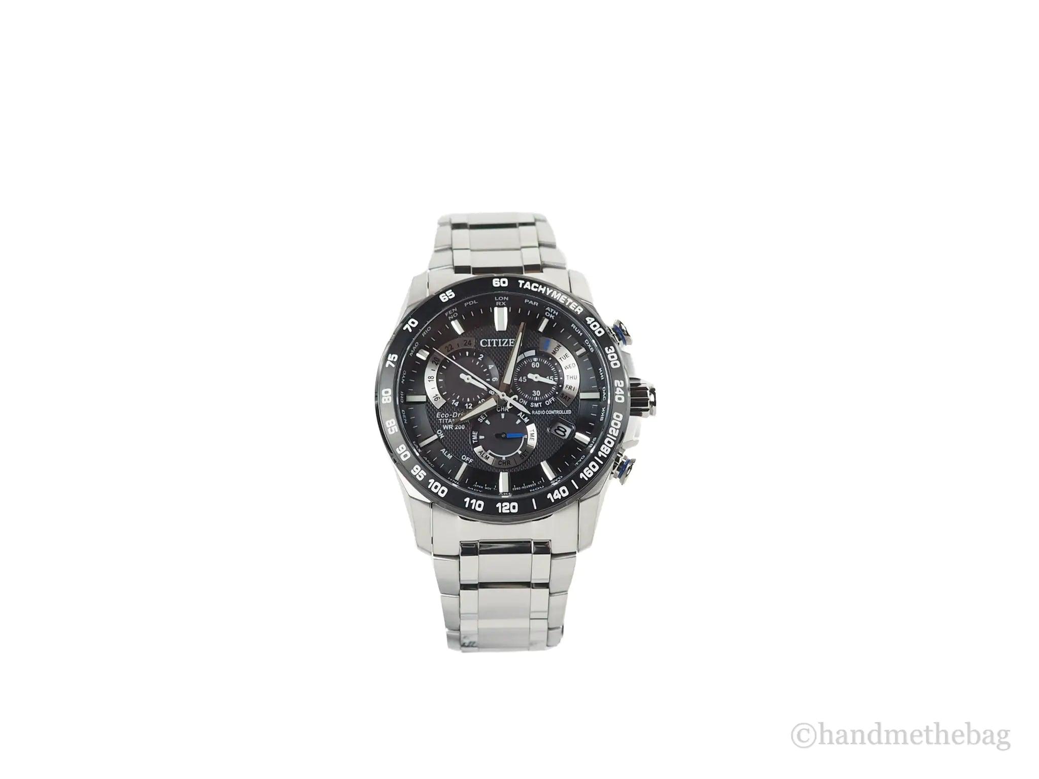 Citizen (CB5908-57E) Weekender Eco-Drive Chronograph Silver Tone Titanium Watch - Evallys.com # #