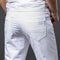 Men White Jeans Fashion Casual Classic Style Slim Fit Soft Trousers Male Brand Advanced Stretch Pants - Evallys.com