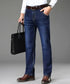 Blue Men's Stretch Jeans, Black Denim Trousers, Fashion Slim Casual Pants Asian Size 28-40 - Evallys.com