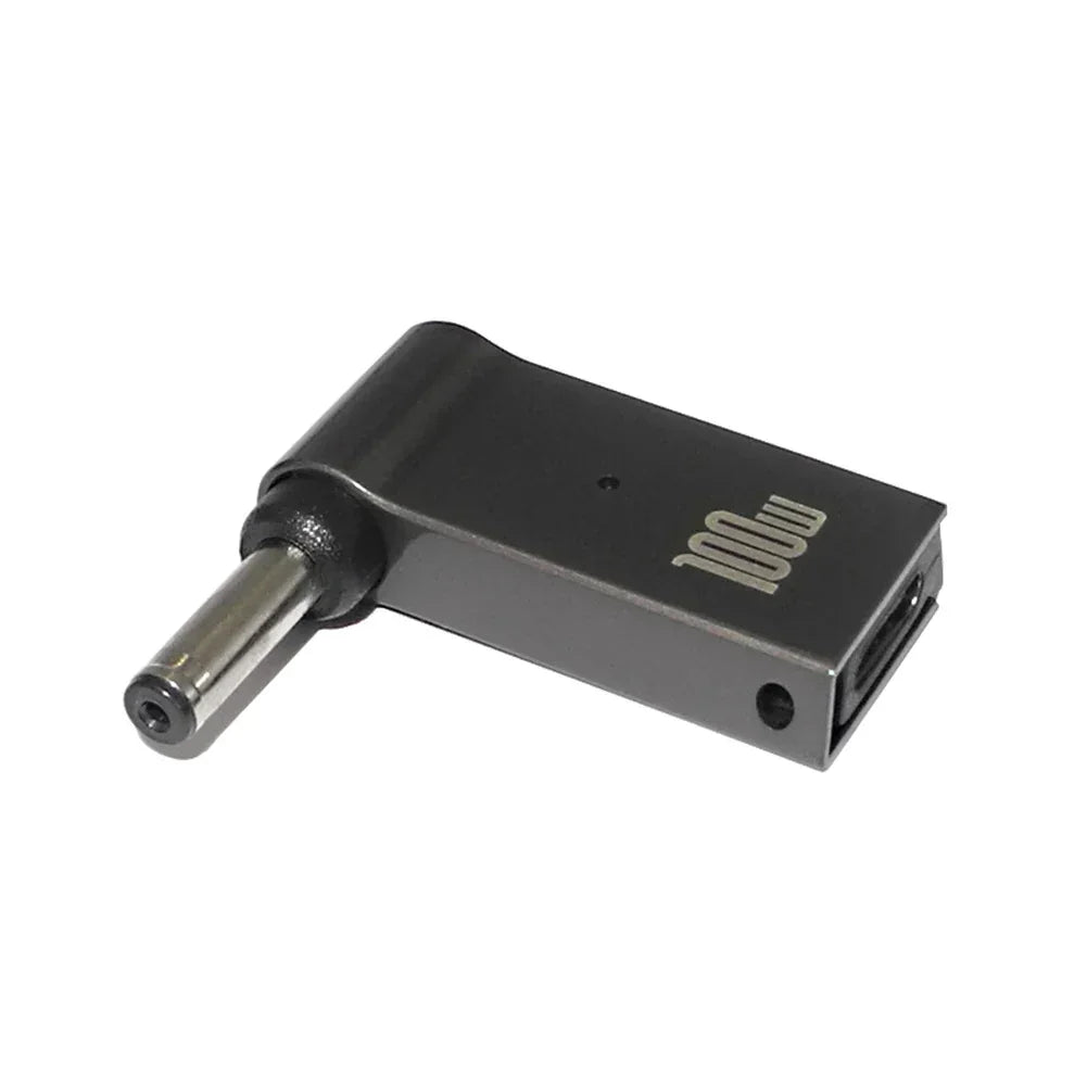 PD 100W Laptop Power Adapter Connector Type C Laptop Power Adapter Connector Plug Type C Female to DC Male Jack Plug for HP Dell - Evallys.com