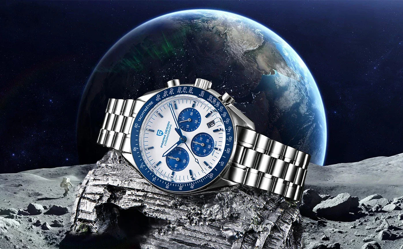 PAGANI DESIGN 2024 New Men's Watches Top Luxury Quartz Watch For Men Auto Date Speed Chronograph AR Sapphire Mirror Wrist watch - Evallys.com