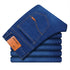Blue Men's Stretch Jeans, Black Denim Trousers, Fashion Slim Casual Pants Asian Size 28-40 - Evallys.com