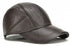 Men’s Real Leather Earflap Baseball Cap – Winter Cowhide Hat - Evallys.com
