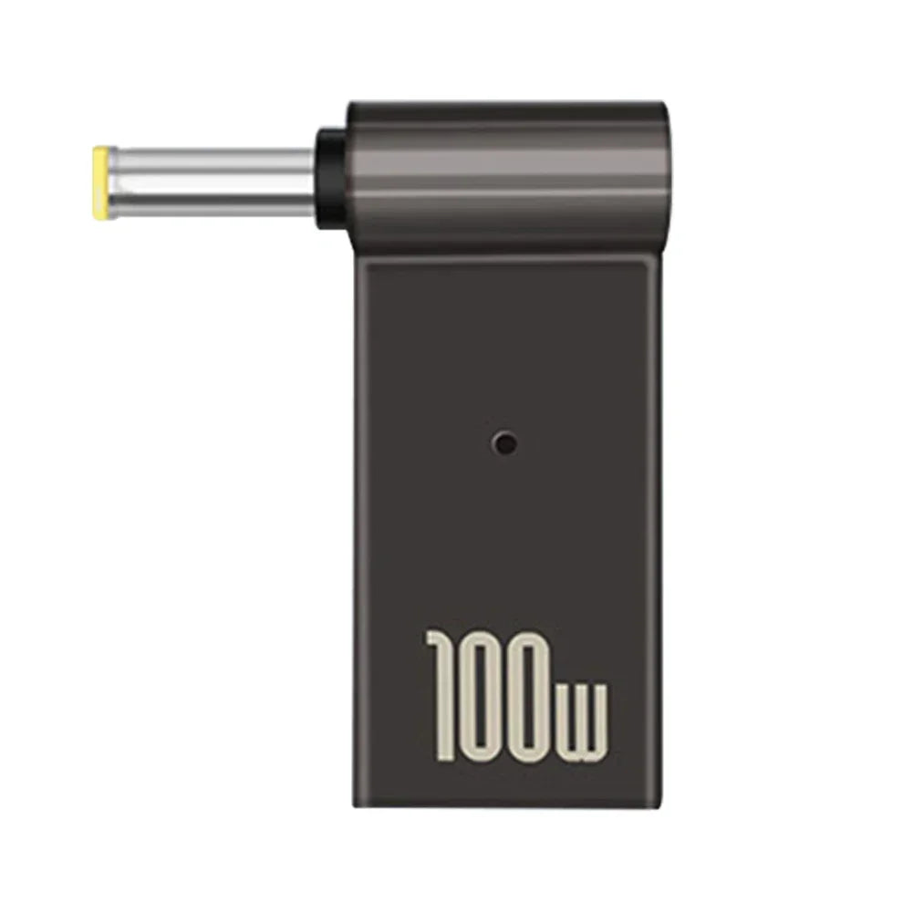 PD 100W Laptop Power Adapter Connector Type C Laptop Power Adapter Connector Plug Type C Female to DC Male Jack Plug for HP Dell - Evallys.com