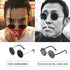 Steampunk Small Round Sunglasses Men 2022 Brand Vintage Metal Mirror Film Women Sun Glasses Cool Circle Shade Eyewear Male UV400 - Evallys.com