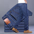 Blue Men's Stretch Jeans, Black Denim Trousers, Fashion Slim Casual Pants Asian Size 28-40 - Evallys.com