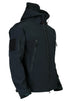 Military Shark Skin Soft Shell Jackets Men Tactical Windproof Waterproof jacket men Army Combat Jackets Mens Hooded Bomber Coats - Evallys.com