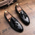 Handmade Fashion Tassel Loafers Black Bottom Leather Gentleman Fashion Stress Shoes Men Business Driving Shoes - Evallys.com