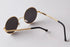 Steampunk Small Round Sunglasses Men 2022 Brand Vintage Metal Mirror Film Women Sun Glasses Cool Circle Shade Eyewear Male UV400 - Evallys.com