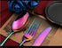 24pcs Cutlery Set Gold Dinnerware Stainless Steel Royal Spoon Forks Knives Kitchen Western Dinner Silverware Tableware Gift