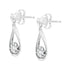 .925 Sterling Silver 1/3 cttw Lab Grown Diamond Drop Earring (F-G Color, VS2-SI1 Clarity) - Evallys.com # #