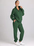 AUTOMET Womens 2 Piece Outfits Long Sleeve Sweatsuits Sets Half Zip Sweatshirts with Joggers Sweatpants Xmasgreen Large - Evallys.com # #