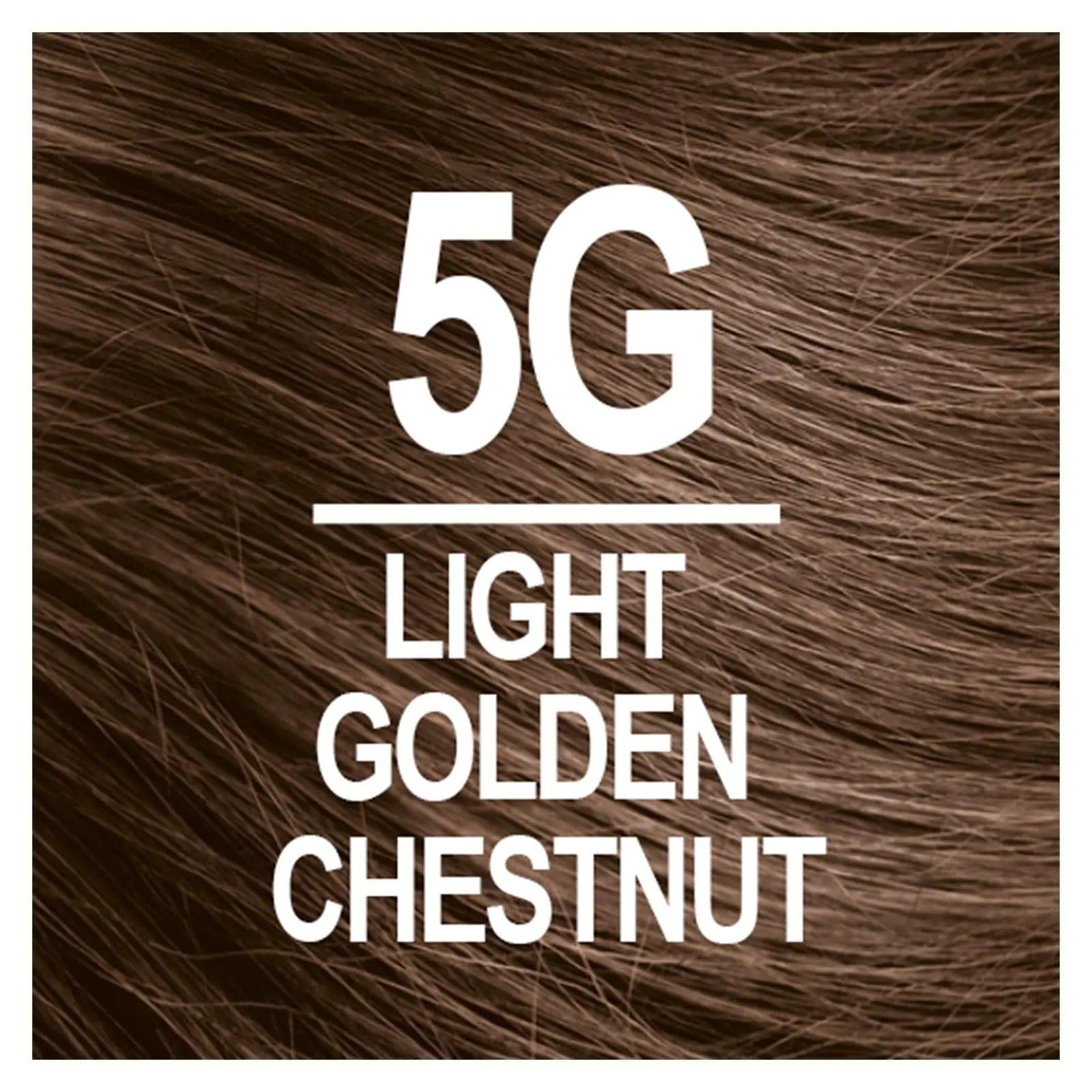 Naturtint Permanent Hair Color 5G Light Golden Chestnut (Pack of 1), Ammonia Free, Vegan, Cruelty Free, up to 100% Gray Coverage, Long Lasting Results - Evallys.com # #