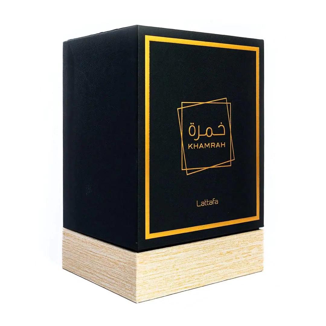 Lattafa Perfumes Khamrah for Unisex Eau de Parfum Spray, 3.4 Ounce Aromatic Spicy 3.4 Fl Oz (Pack of 1) - Evallys.com # #