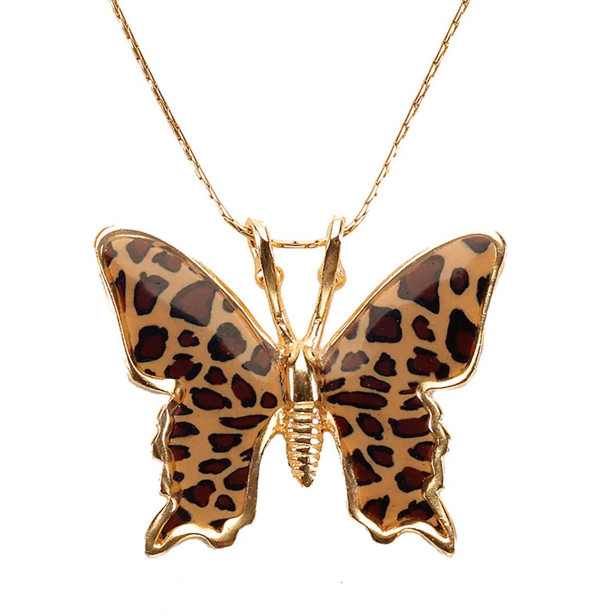 Silver Butterfly Necklace - Evallys.com