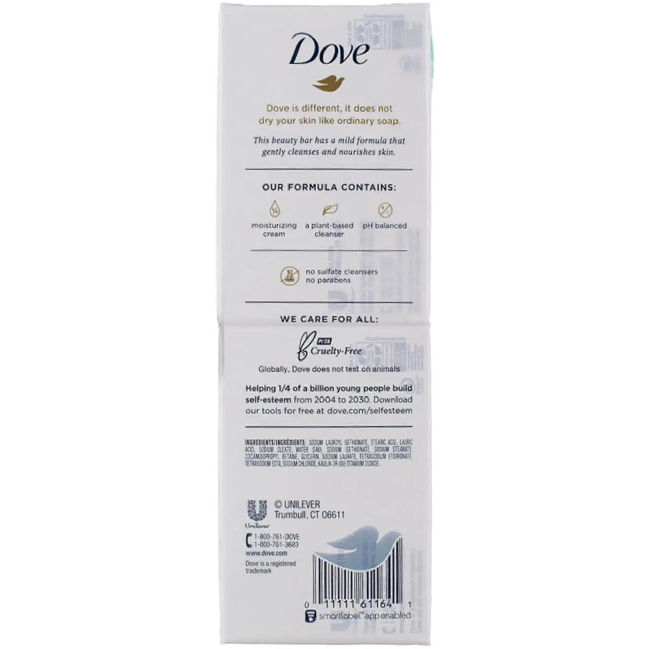 Dove Beauty Bar For Softer Skin Sensitive Skin More Moisturizing Than Bar Soap 3.75 oz, 6 Bars, Lavender Unscented 1.5 Pound (Pack of 1) - Evallys.com # #