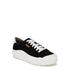 Dr. Scholl's Women's Time Off Sneaker 7 Black Canvas - Evallys.com # #