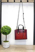 Marc Jacobs Grind Mini Pomegranate Colorblock Leather Tote - Evallys.com # #