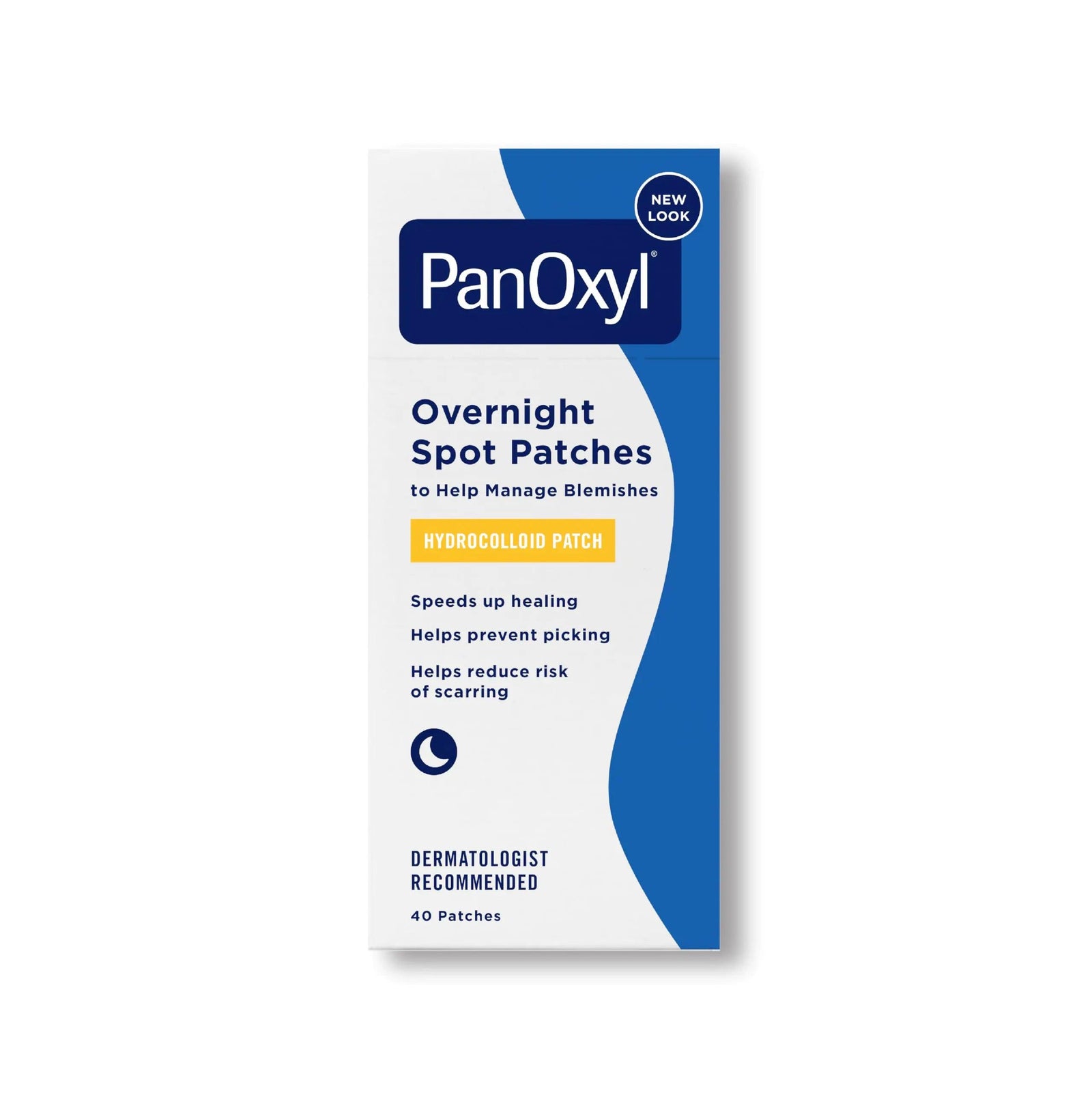 PanOxyl PM Overnight Spot Patches, Advanced Hydrocolloid Healing Technology, Fragrance Free, 40 Count - Evallys.com # #