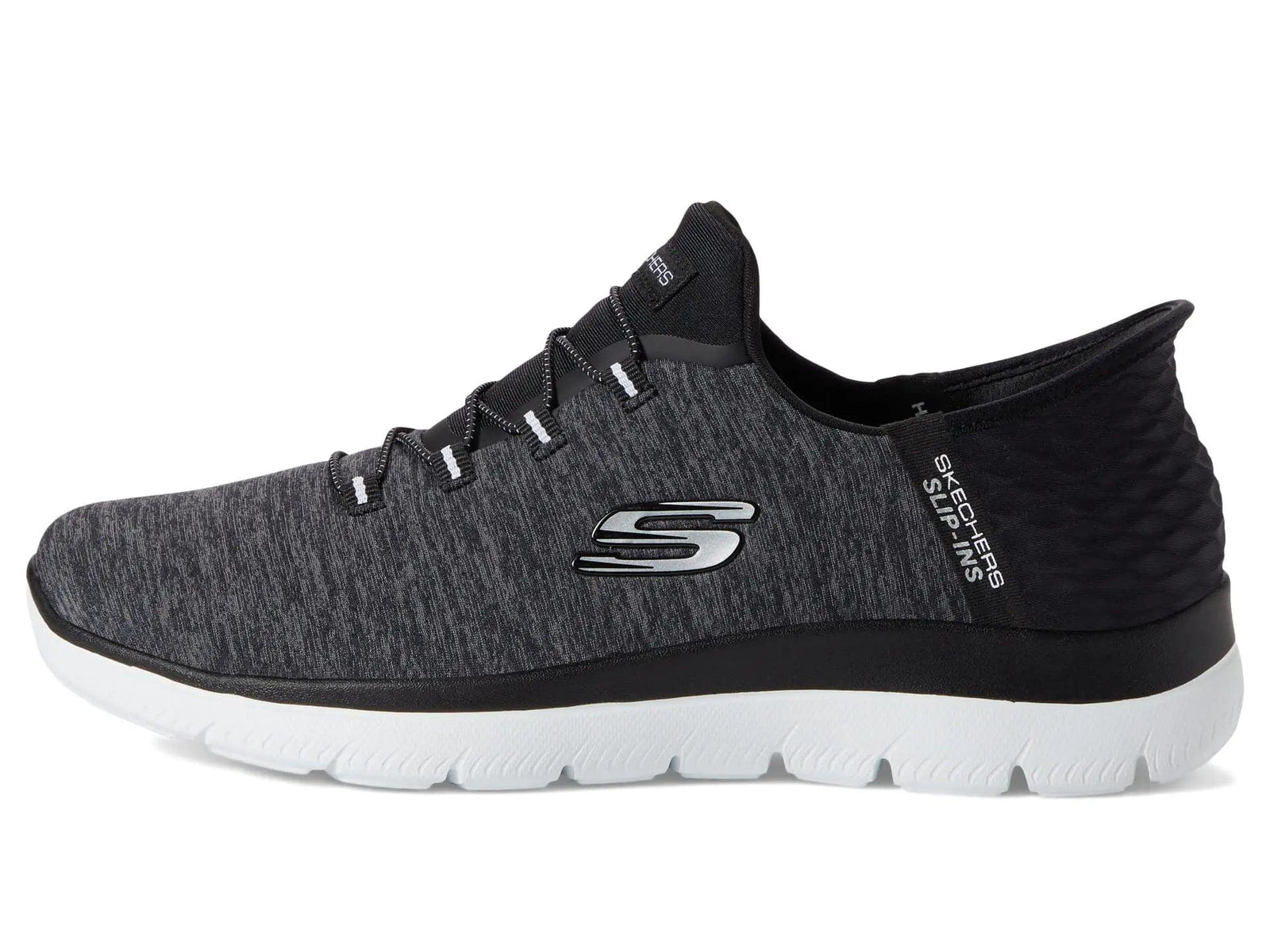 Skechers Womens Hands Free Summits Dazzling Haze 10.5 Wide Black White - Evallys.com # #