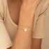 MONOZO Gold Initial Bracelets for Women Trendy - Dainty 18K Gold Plated Layered Beaded Letter Initial Bracelet Personalized Disc Monogram Bracelet Gold Bracelets for Women Jewelry Gifts Trendy Stuff Y - Evallys.com # #