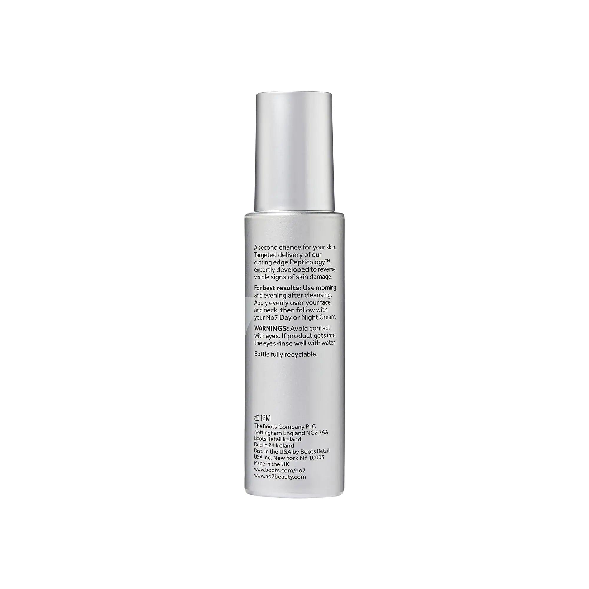 No7 Future Renew Damage Reversal Serum - Anti-Aging Face Serum for Glowing Skin - Hyaluronic Acid + Niacinamide for Sun Damage Reversal - Dermatologist-Approved, Sensitive Skin Suitable (0.84 Fl Oz) 0.84 Fl Oz (Pack of 1) - Evallys.com # #